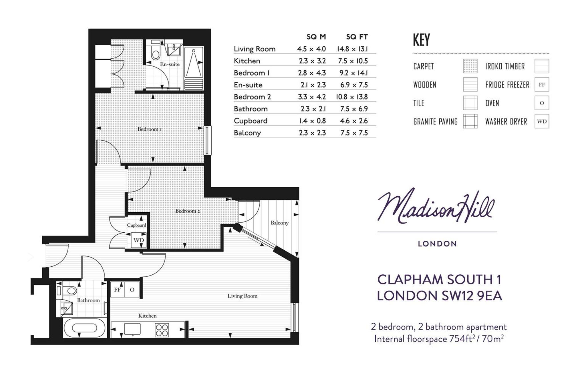 Madison Hill - Clapham South 1 - Two Bedroom Flat Лондон Экстерьер фото